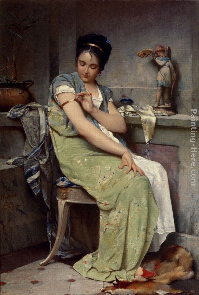 Auguste Emile Pinchart The Amulet